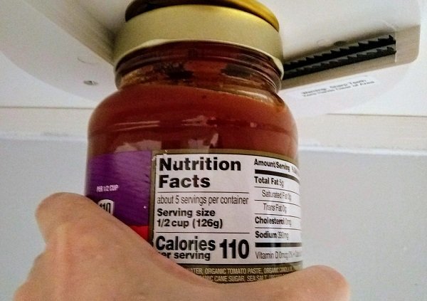 opening a jar with EZ Off